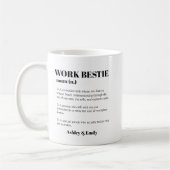 Funny Co-worker work Bestie Gift Kaffeetasse (Links)