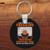 Funny Coach Of Freaking Awesome Sketll Team Ll Tra Schlüsselanhänger (Vorderseite)