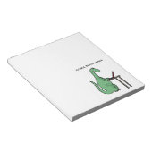 Funny COBOL Programmer Dinosaur Notizblock (angewinkelt)