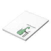 Funny COBOL Programmer Dinosaur Notizblock (Rotiert)