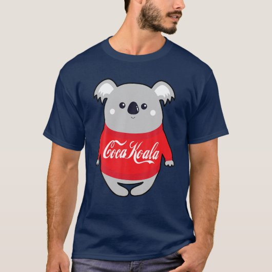 Funny Coca Koala T-Shirt (Vorderseite)