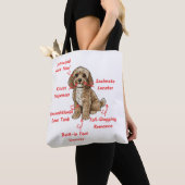 Funny Cockapoo Anatomy - Unique Valentine Gift Tasche (Von Nahem)