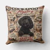 Funny Cockapoo Cushion unique gift Kissen (Rückseite)