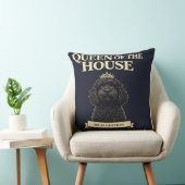 Funny Cockapoo Mum Gift | Queen Of The House Kissen (Stuhl )