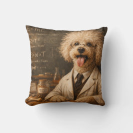 Funny Cockapoo Scientist Pillow | Dog Cushion Kissen