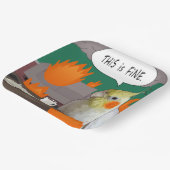 Funny Cockatiel Dies ist eine schöne Zuhause zum K Pappteller (Gewinkelt)