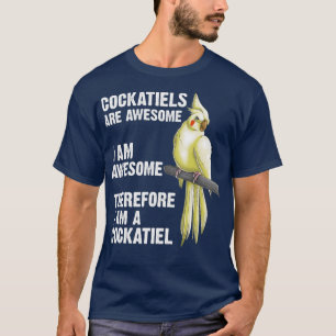 Funny Cockatiel Geschenk für Männer Frauen Vogel T-Shirt