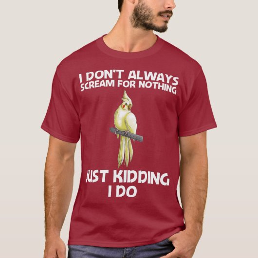 Funny Cockatiel Geschenk für Männer Frauen Vogelpa T-Shirt (Vorderseite)