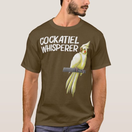 Funny Cockatiel Geschenk für Männer Frauen Vogelpa T-Shirt (Vorderseite)