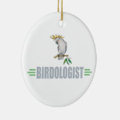 Funny Cockatiel Keramik Ornament (Rechts)