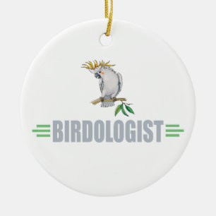 Funny Cockatiel Keramik Ornament
