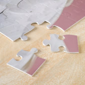 Funny Cockatoo mit französischem Wappen Puzzle (Seite)