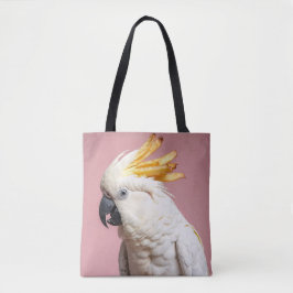 Funny Cockatoo mit französischem Wappen Tasche