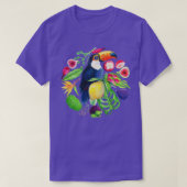 Funny Cockatoo Parrot im Baum T-Shirt (Design vorne)