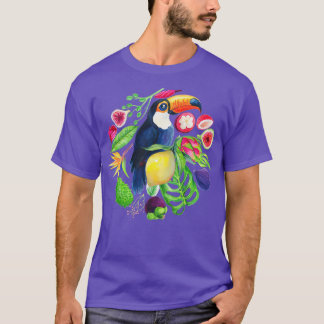 Funny Cockatoo Parrot im Baum T-Shirt