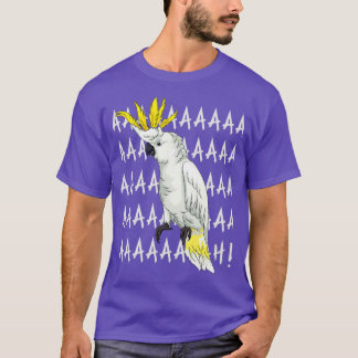 Funny Cockatoo Parrot Kunstgeschenk T-Shirt