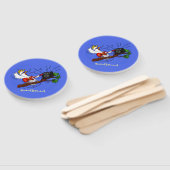 Funny Cockatoo spielt Rockgitarre Cartoon Fächer (Non-assembled)