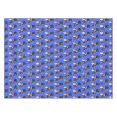 Funny Cockatoo spielt Rockgitarre Cartoon Tischdecke (Vorderseite (Horizontal))