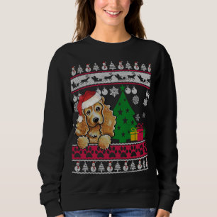 Funny Cocker Spaniel Weihnachten Ugly Sweater Dog  Sweatshirt