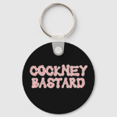 Funny Cockney Bastard Schlüsselanhänger (Vorderseite)