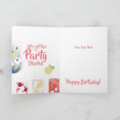 Funny Cocktail Drinks Bildern Birthday Karte (Innenseite)