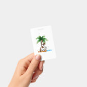 Funny Coconut Chaos - Humorvolle Palme Tree Ausweis (Handheld)