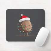 Funny Coconut Christmas Graphics Lights Lover  Mousepad (Mit Mouse)