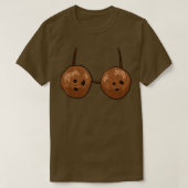 Funny Coconut Summer Coconuts Bra Funny Halloween T-Shirt (Design vorne)