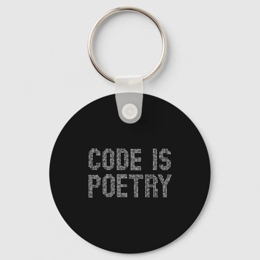Funny Code Is Etry Saying Quote Programer Gift  Schlüsselanhänger (Vorderseite)