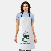 Funny Coder Apron — sudo make dinner Schürze (Getragen)
