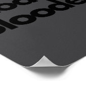 Funny Coder Computer Programmer  Poster (Ecke)