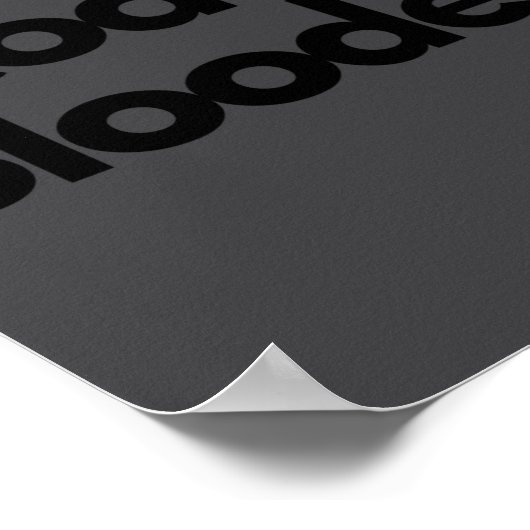 Funny Coder Computer Programmer Poster (Ecke)