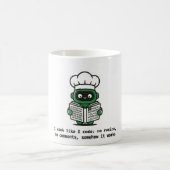 Funny Coder Mug — I Cook Like I Code Kaffeetasse (Mittel)