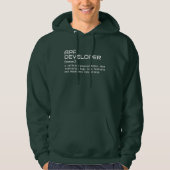 Funny Coding Definition - App Developer Hoodie (Vorderseite)