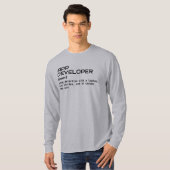 Funny Coding Definition - App Developer-Shirt T-Shirt (Vorne ganz)