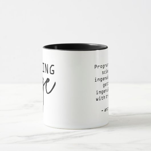 Funny Coding Mage Geek Chic Tasse (Zentrum)