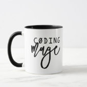 Funny Coding Mage Geek Chic Tasse (Links)