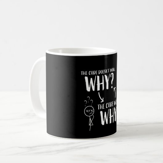 Funny Coding Programmer Geschenk für Griechenland Kaffeetasse (Vorderseite Links)