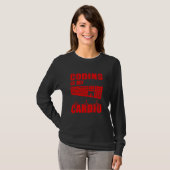 Funny Coding Software Engineer for Men Women Cool T-Shirt (Vorne ganz)
