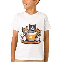 Funny Coffe und Catering für Kinder T - Shirt