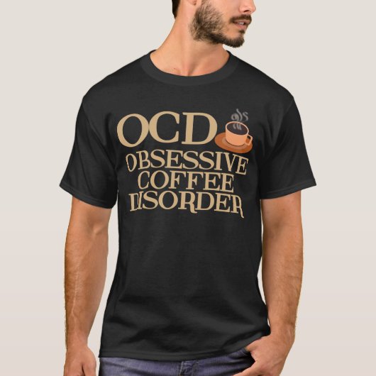 Funny Coffee Addict T-Shirt (Vorderseite)