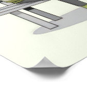 Funny Coffee and Aliens Poster (Ecke)