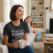 Funny Coffee and Daughter's Attitude T-Shirt