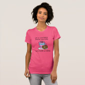 Funny Coffee and Donuts Spaß T-Shirt (Vorne ganz)