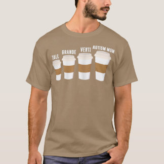 Funny Coffee Autism Mama Tshirt für Autismus A