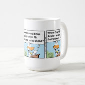 Funny Coffee Aviation Spaß Tasse (VorderseiteRechts)