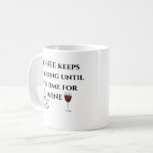 Funny Coffee Bis zur Tasse (Vorderseite Links)