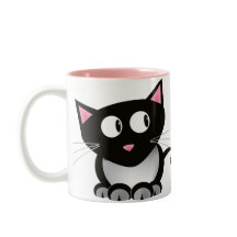 Funny Coffee black mit Katzenhaar Tasse