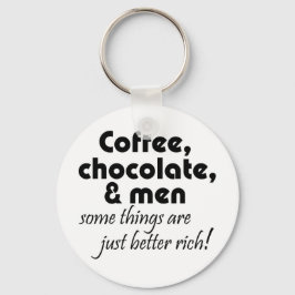 Funny coffee chocolate Schlüsselanhängers Geschenk Schlüsselanhänger