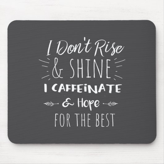 Funny Coffee Coffee Lover Saying Gift For Her Mom Mousepad (Vorne)